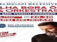 Çarşı Melikgazi'de şiir ve türkü gecesi düzenlenecek