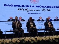 Samsun'da "Bağımlılıkla Mücadelede Medyanın Rolü" paneli düzenlendi