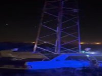 Develi’de otomobil elektrik direğine çarptı: 1 yaralı