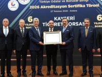 Kayseri Ticaret Borsası 6 yıldızlı akreditasyon belgesi aldı