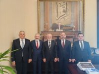 KTB Başkanı Bağlamış ve beraberindeki heyetten AK Parti’li Elitaş’a ziyaret