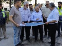 BAŞKAN BÜYÜKKILIÇ, 150 MİLYON TL'LİK KEYKUBAT YAĞMUR SUYU HATTI YATIRIMINI YERİNDE İNCELEDİ