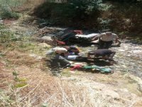 Üç tekerlekli motosiklet dere yatağına uçtu: Dede ile 2 torunu yaralandı