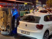 Kayseri’de iki otomobil çarpıştı: 3 yaralı