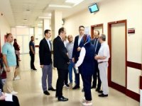 Kayseri Devlet Hastanesi’ndeki kadın doğum kliniğinde inceleme