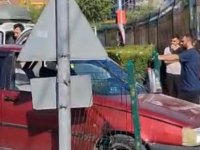 Keykubat mahallesinde 3 aracın karıştığı zincirleme kazada 2 yaralı