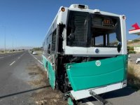 Kayseri’de minibüs özel halk otobüsüne çarptı: 3 yaralı