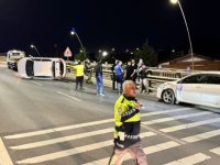 Kayseri’de iki otomobil çarpıştı: 1 yaralı