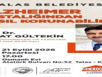 Talas’ta Alzheimer hastalığına karşı farkındalık buluşması