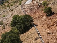 Büyükşehir’in 1,3 kilometrelik güzergahta yol açma çalışmaları sürüyor