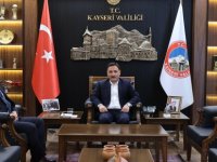Kayseri'nin yeni emniyet müdürü Ergen, Çiçek’i ziyaret etti