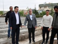 Bilal Özdoğan,yetkililerden çalışmaların son durumu hakkında bilgi aldı