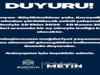 Bünyan–Büyüktuzhisar yolu bir ay trafiğe kapatılacak