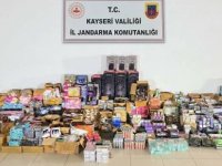 Kayseri’de 10 milyon TL değerinde kaçak ürün ele geçirildi