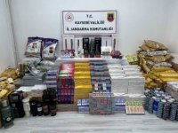 Kayseri’de 20 milyon TL’lik kaçak ürün ele geçirildi