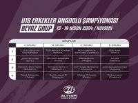 Basketbol U-18 Anadolu Şampiyonası Beyaz Grup maçları Kayseri’de