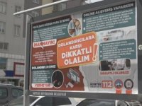 Kayseri’de bilboardlu dolandırıcılık uyarısı