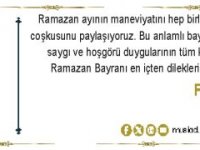 RAMAZAN BAYRAMIMIZ MÜBAREK OLSUN