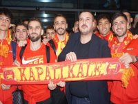 Bellona Kayserispor coşkuyla karşılandı