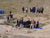 Battaniyeye sarılıp toprağa gömülmüş erkek cesedi bulundu