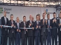 Bakan Yumaklı,Pandoğa Gebe Düve Üretim Tesisleri Sağımhane ve Sağmal Ahır'ın açılış törenine katıldı