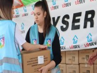 LÖSEV'den, Kayseri’de ihtiyaç sahibi ailelere ‘mutlu et’ projesi