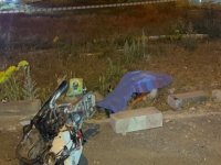 Nevşehir'de minibüsle çarpışan motosikletli öldü; kaza kamerada