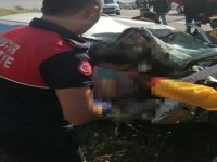 Nevşehir'de süt tankeri ile otomobil çarpıştı: 2 ölü