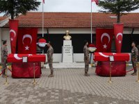 Çankırı'daki kazada yaşamını yitiren 2 polis memuru, memleketlerine uğurlandı
