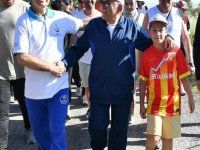 Başkan Büyükkılıç, doğa yürüyüşüne katıldı
