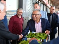 BÜYÜKKILIÇ,KAYSERİ HAL KOMPLEKSİ’Nİ ZİYARETİ ETTİ