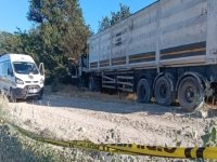 Yanan TIR'ın şoförü öldü