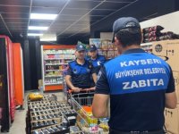 Kayseri Büyükşehir Zabıta'dan Marketlere Sıkı Denetim