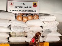Kayseri’de 750 kilogram kaçak tütün ele geçirildi