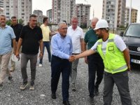 Başkan Büyükkılıç’tan meteoroloji katlı kavşağında saha incelemesi