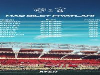 KAYSERİSPOR-GALATASARAY MAÇININ BİLETLERİ SATIŞA ÇIKTI