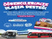 KAYSERİ BÜYÜKŞEHİR'DEN İHTİYAÇ SAHİBİ ÖĞRENCİLERE 150 BİNİŞLİK KART