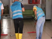 Denetimli serbestlik yükümlülerinden ilçedeki okullarda tadilat