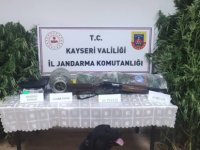 Kocasinan Yazır'da kenevir yetiştiren 1 kişiye gözaltı