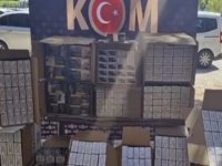 Kayseri’de 135 bin adet makaron ele geçirildi