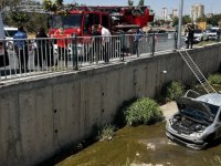Kayseri’de otomobil sulama kanalına düştü: 1 yaralı