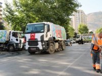 TALAS’TA HİZMET SEFERBERLİĞİ: BAHÇELİEVLER PIRIL PIRIL OLDU