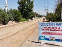 Büyükşehir'den Yeşilhisar'a 10 Milyon TL'lik Sıcak Asfalt