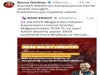 Ersoy'un çağrısına Berna Gözbaşı'ndan destek geldi