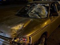 Tavlusun yolunda otomobilin çarptığı yaya öldü