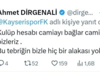 Ahmet Dirgenali'den Galatasaray Tebriğine Sert Tepki: