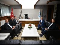 Başkan Büyükkılıç, MHP Milletvekili Ersoy ve spor camiasını ağırladı