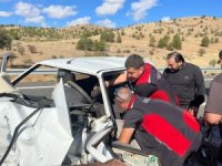 Avanos ilçesinde, iki otomobilin çarpıştığı kazada 4 kişi yaralandı