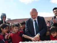 Mahzeminli yavrularımızla bir araya geldik, pastamızı kestik