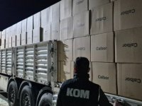 Kırşehir'de TIR’da yapılan aramada 980 kolu boş makaron ele geçirildi; 1 tutuklama
